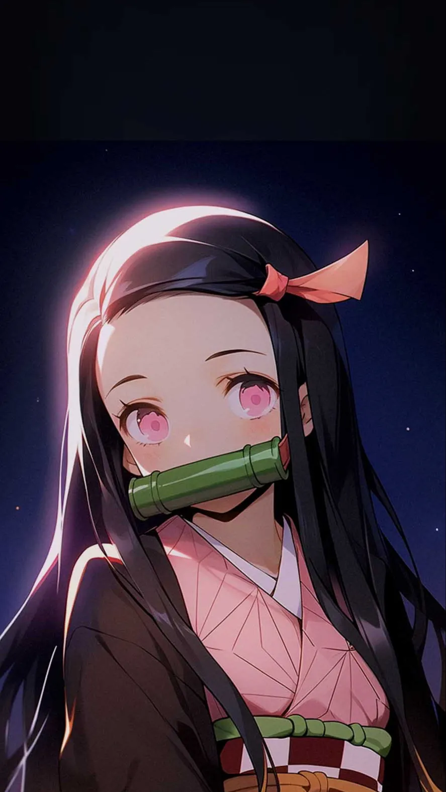 ai character: Nezuko background