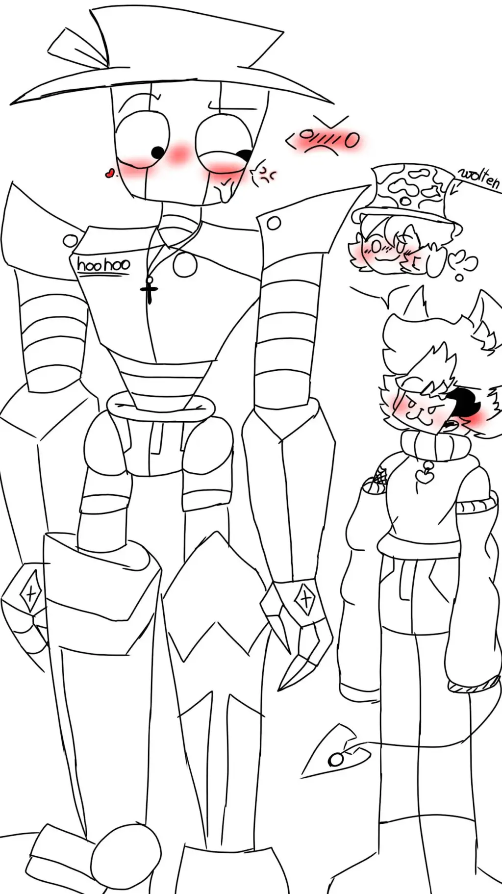 ai character: Noo-Noo x walten  background