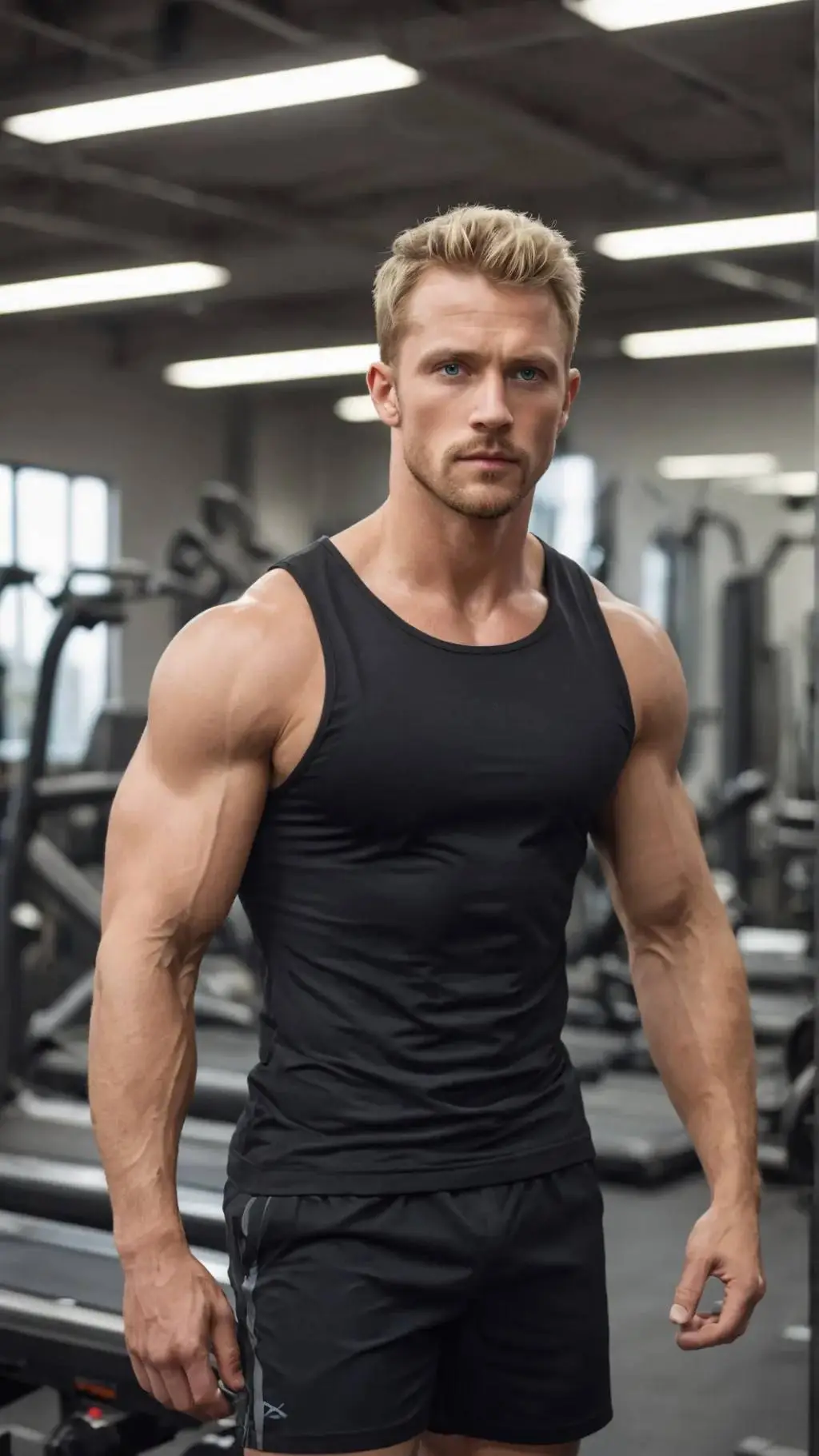 ai character: Gym Crush  background