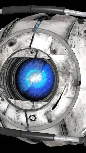 ai character: Wheatley  background