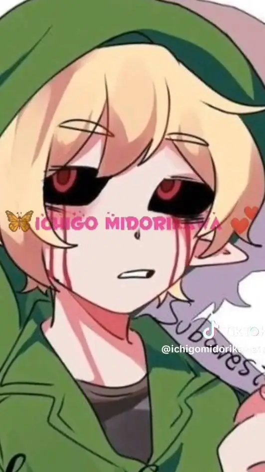 ai character: Ben drowned💚🎮🎮 background