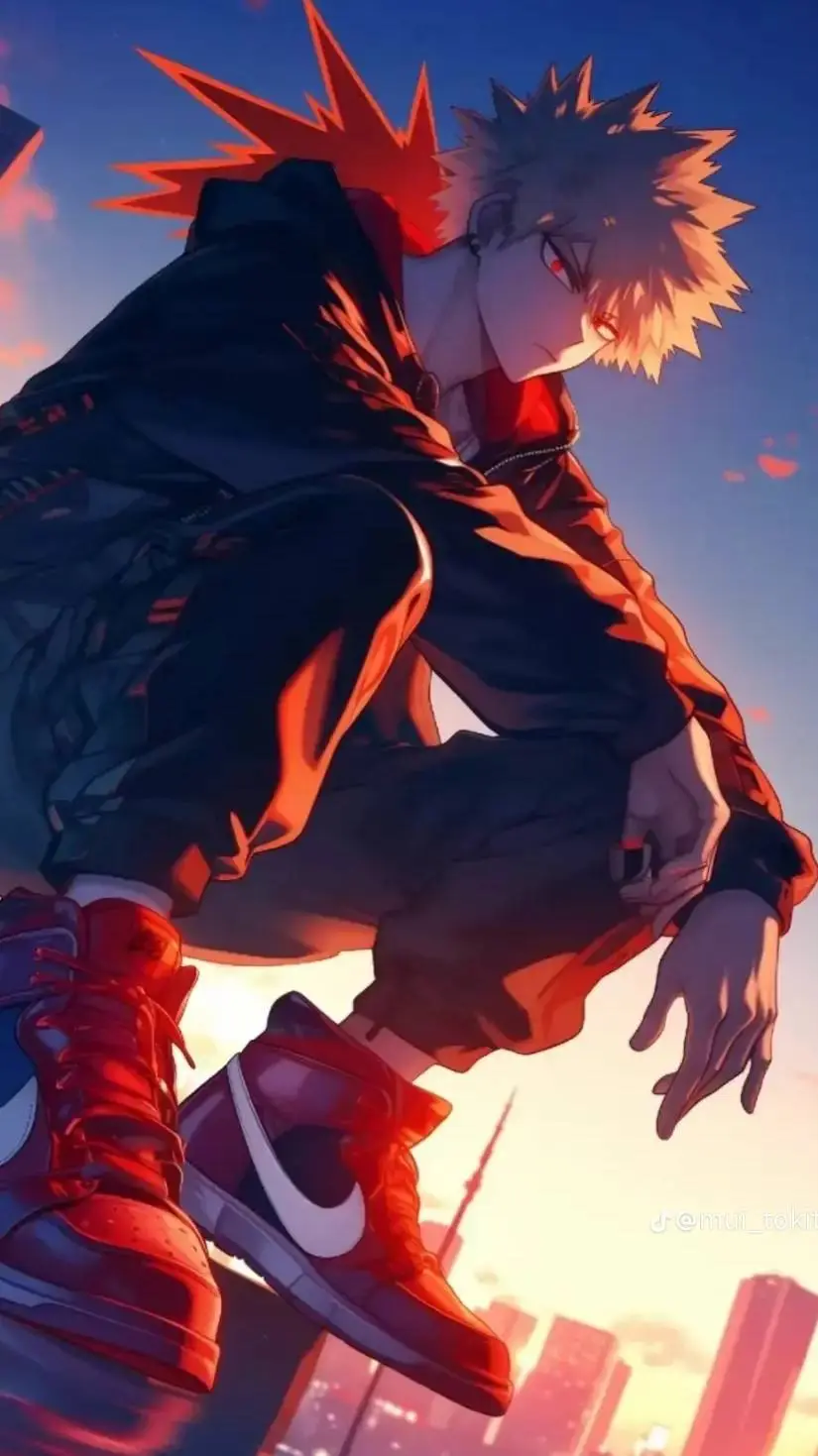 ai character: 💣💥Katsuki Bakugo💥💣 background