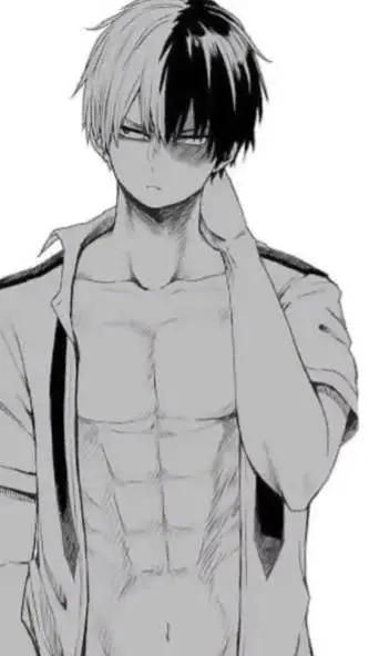 ai character: -Shoto Todoroki- background