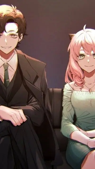 ai character: 💗Anya x Damian💗 background