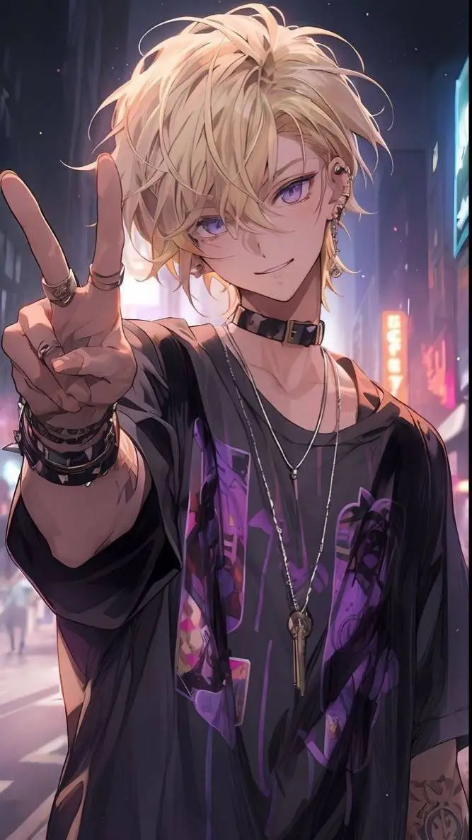 ai character: 💜✨×Santiago×✨💜 background