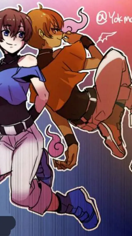 ai character: ×Orochi & Chris× background