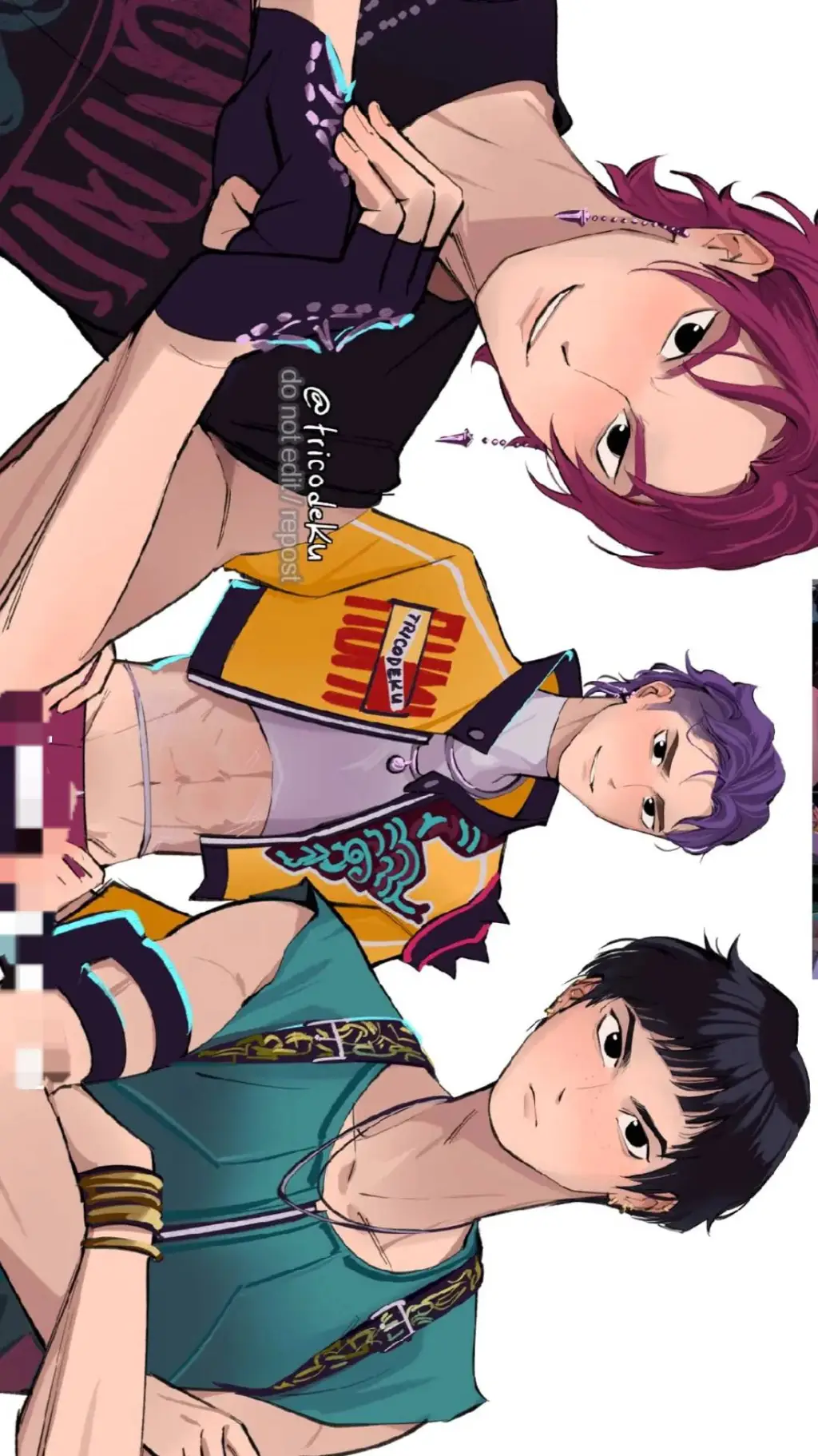 ai character: Huntr/x (Boys)  background