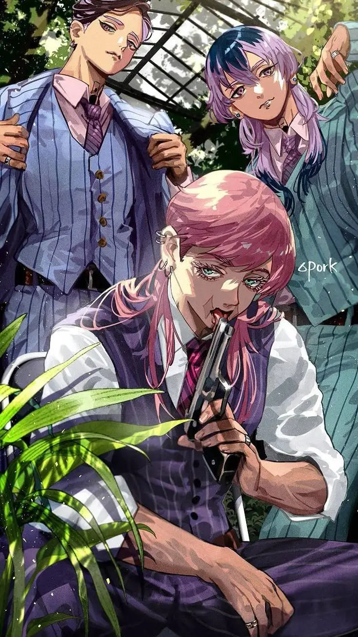 ai character: Rindo,Sanzu,Ran background