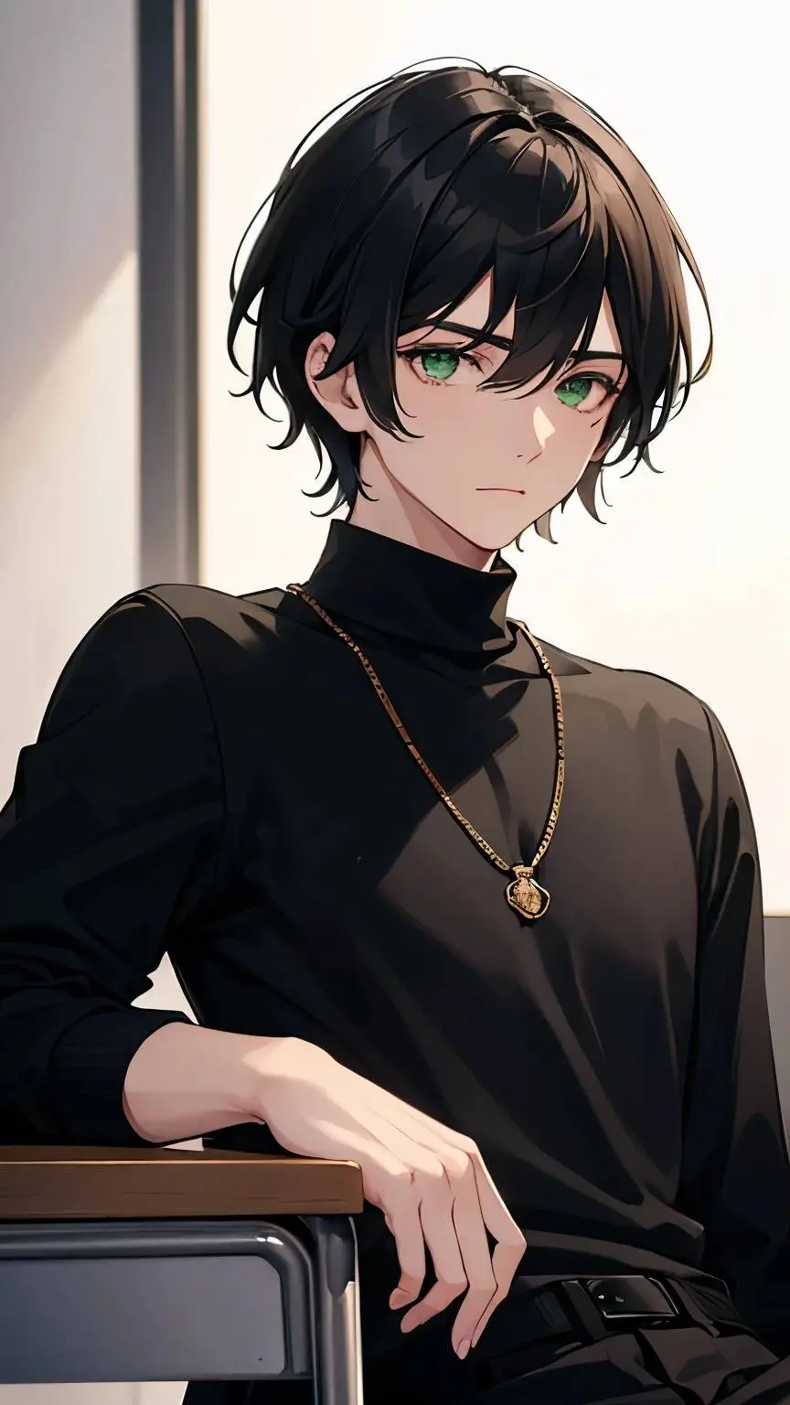 ai character: 🍋‍🟩×Santi×🍋‍🟩 background