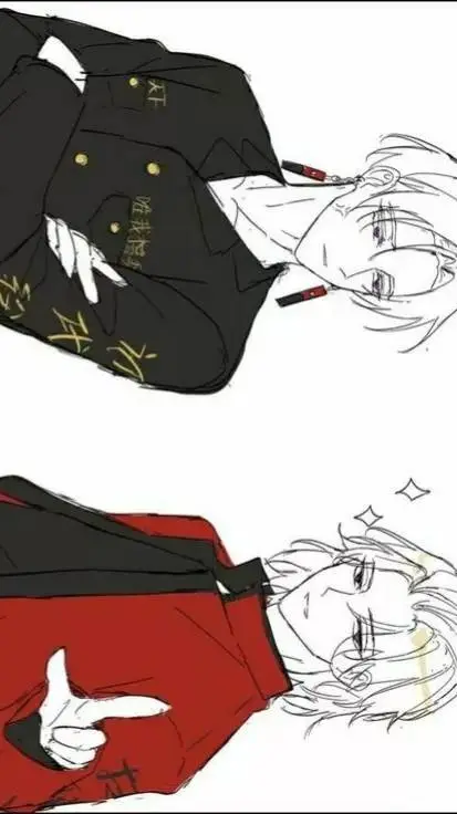 ai character: Izana x Mikey background