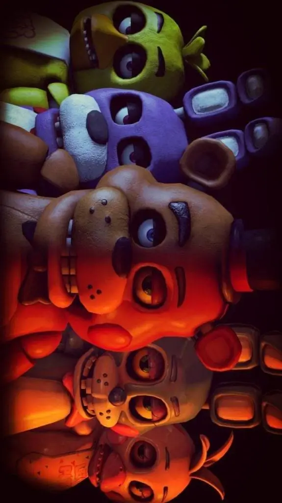 ai character: FNAF 2 background