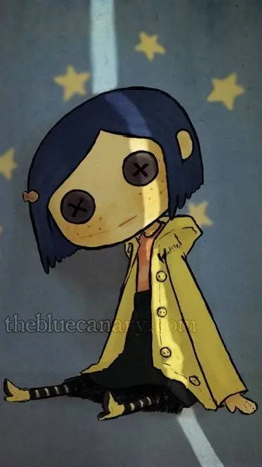 ai character: Take como Coraline background