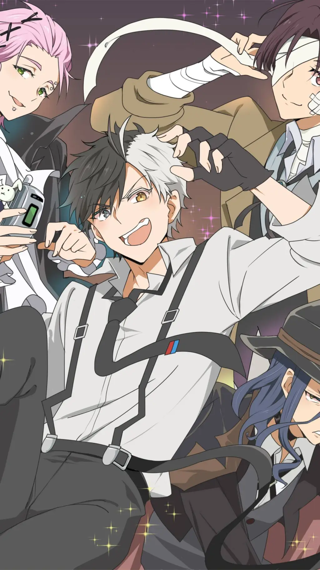 ai character: Wind Breaker x BSD background