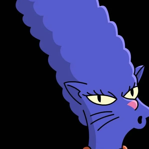 chat with ai character: blue cat marge (u)