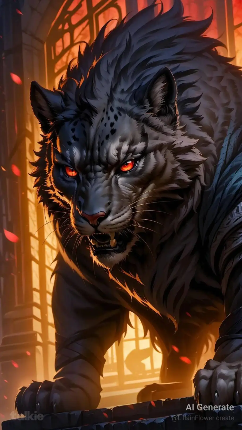 ai character: puma infection  background
