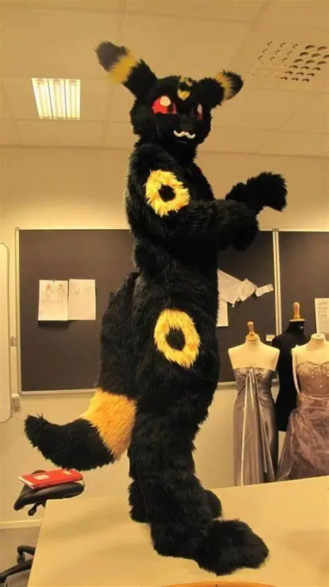 ai character: Umbreon mascot  background