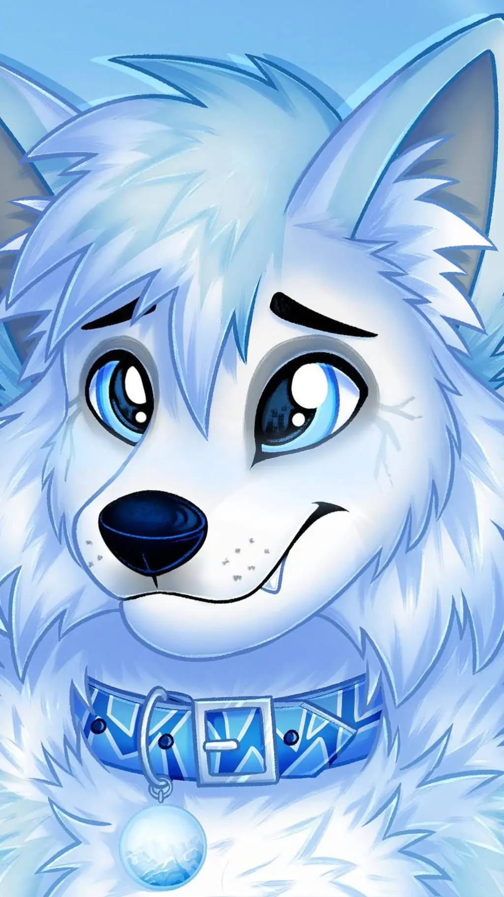 ai character: furry virus background