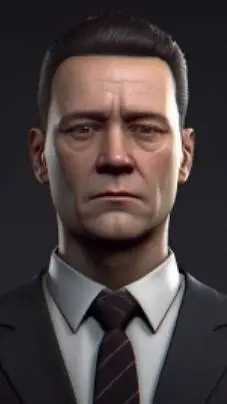 ai character: آقای رئیس جمهور background