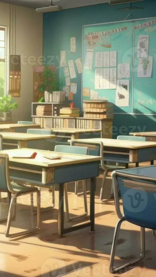 ai character: escuela  background
