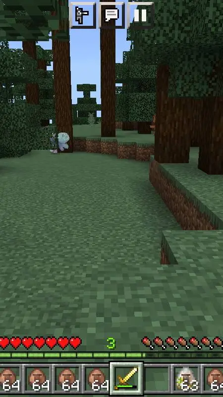 ai character: Dandys minecraft  background