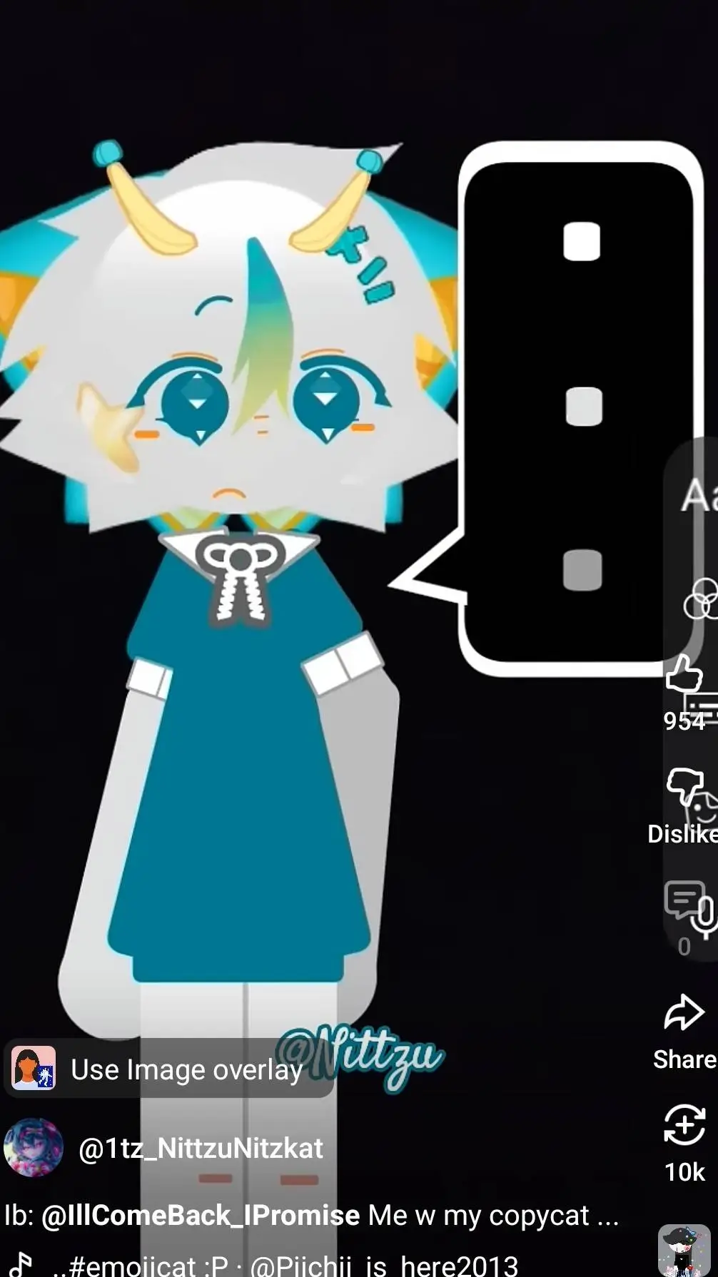 ai character: ☆NittzUnitzKat ☆ background