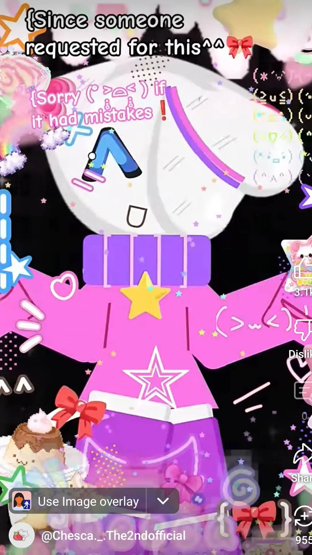 ai character: ☆Chesca☆ background