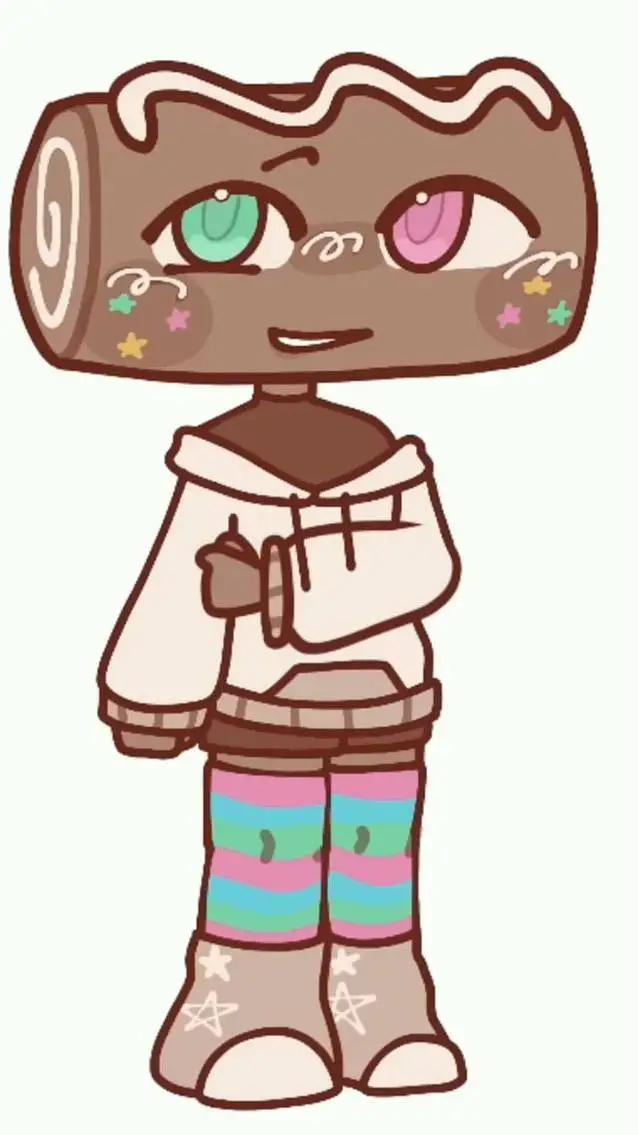 ai character: Fruitcake background