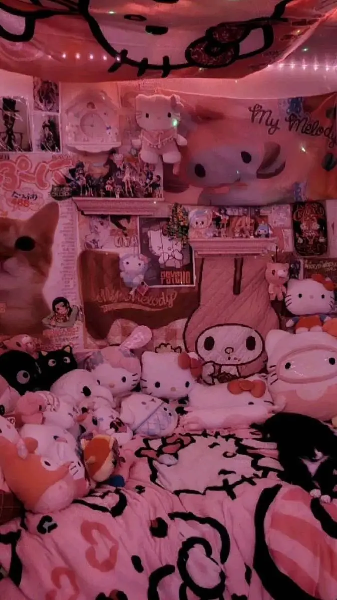 ai character: sanrio hotel♡ background