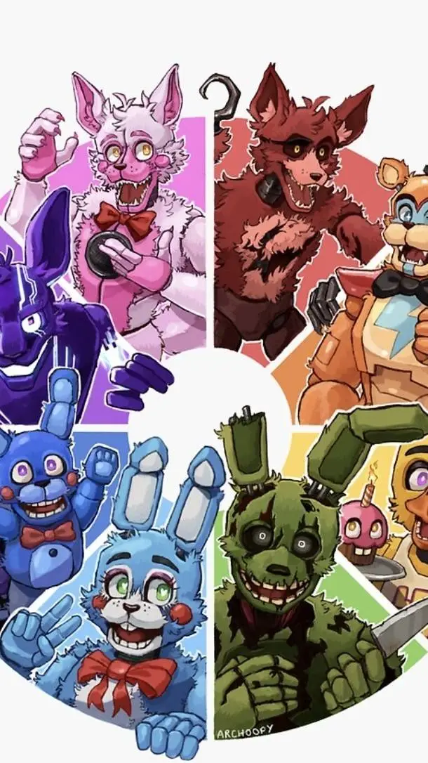 ai character: Fnaf 1 and 2 background