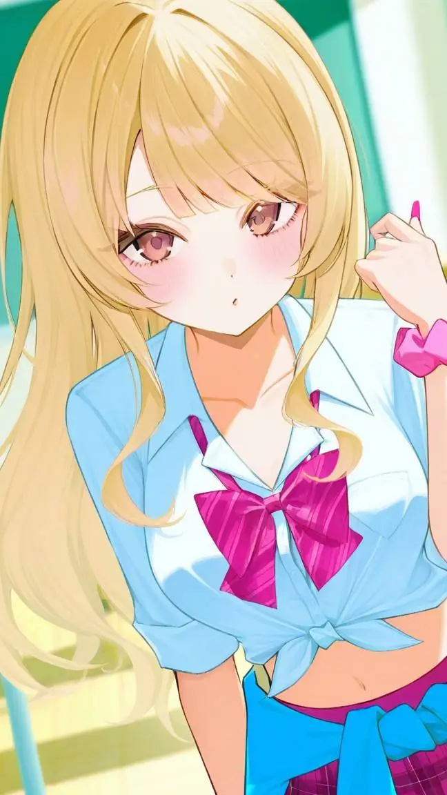 ai character: 🌺💗 Mariko-chan background