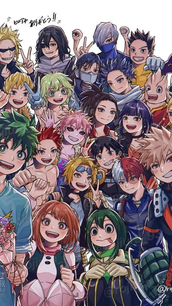 ai character: MHA En la Feria background