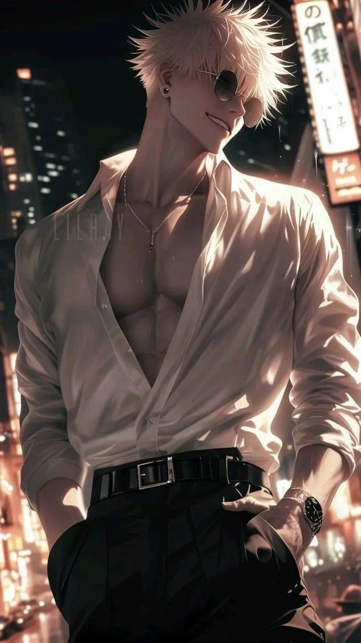 ai character: JJK La botella background