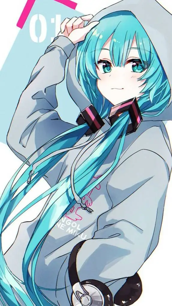 ai character: Hatsune Miku background
