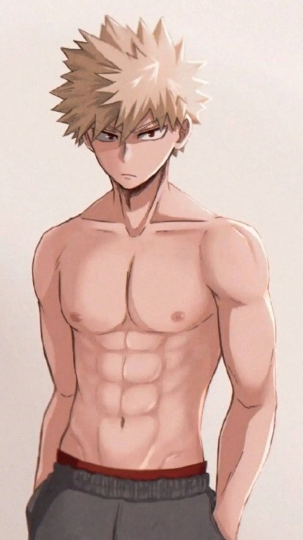 ai character: Katsuki Bakugo background