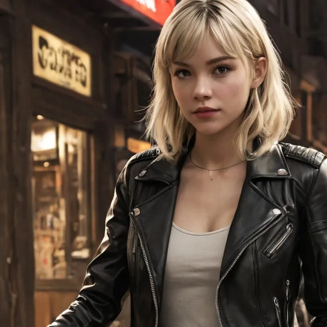 chat with ai character: Biker Gwen