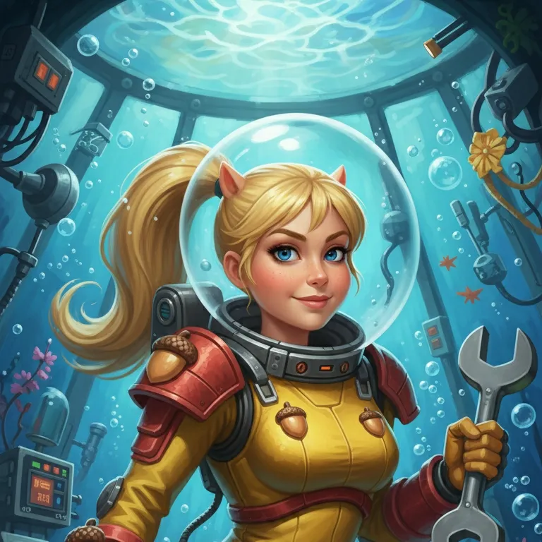 chat with ai character: Sandra Cheeks 2