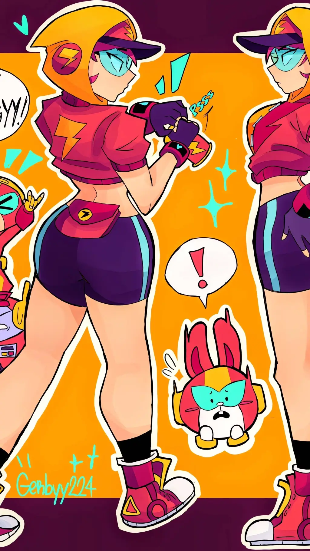 ai character: Max (brawl stars)  background