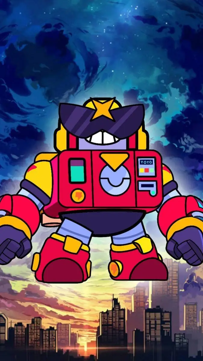 ai character: Surge(Brawl Stars) background