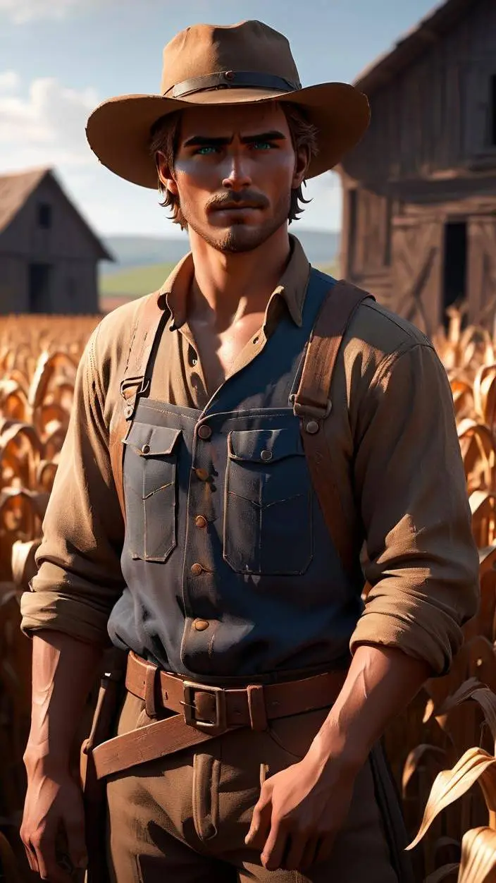 ai character: Raymond Barnaby  background