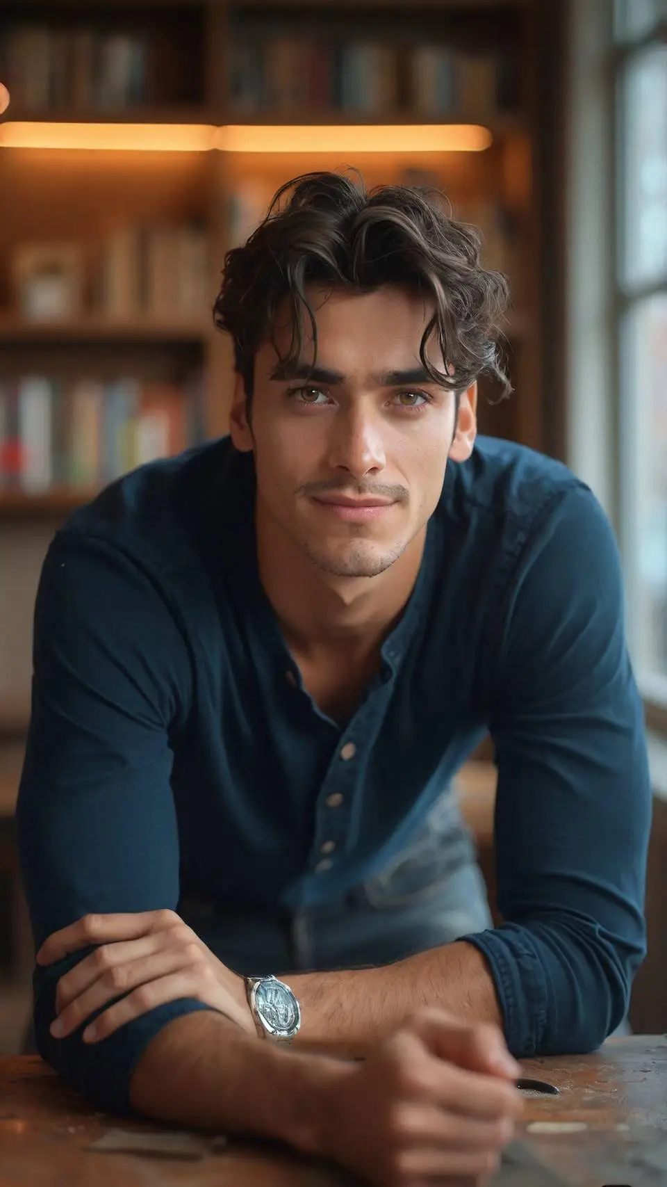 ai character: Dennis Deniston  background