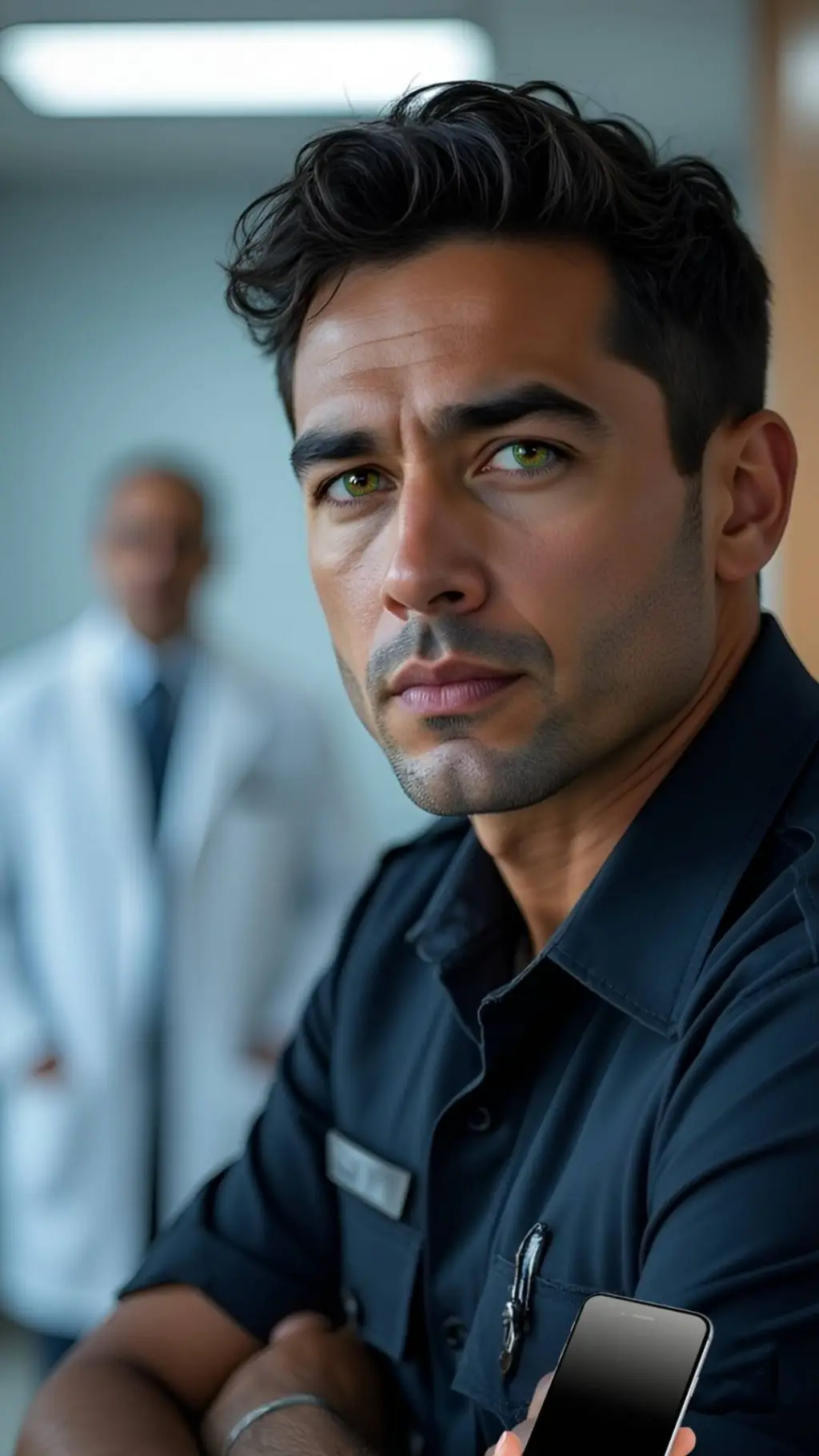 ai character: Norman Miller  background