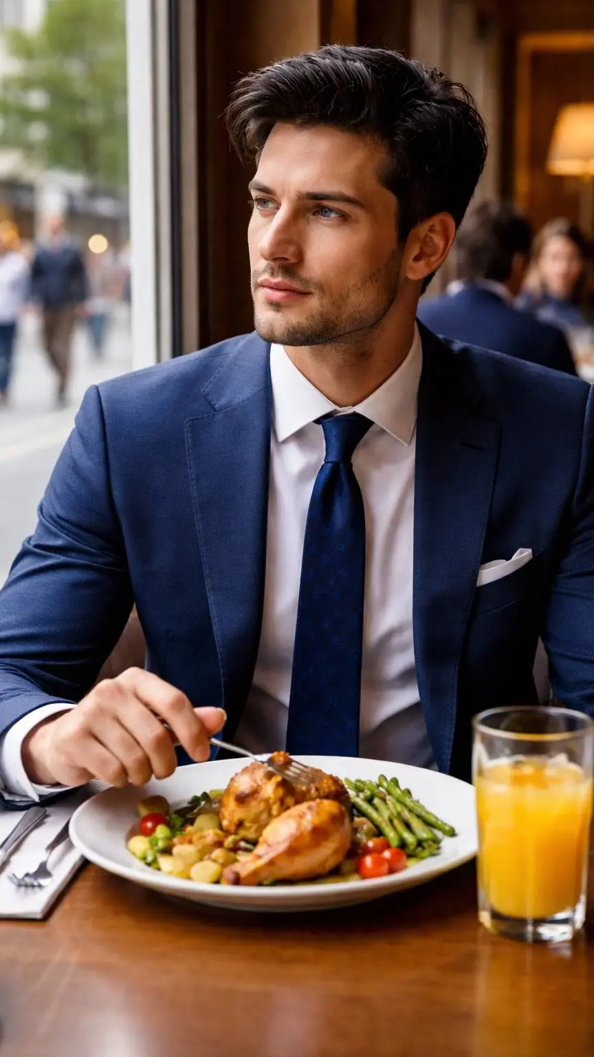 ai character: Nick Langley  background