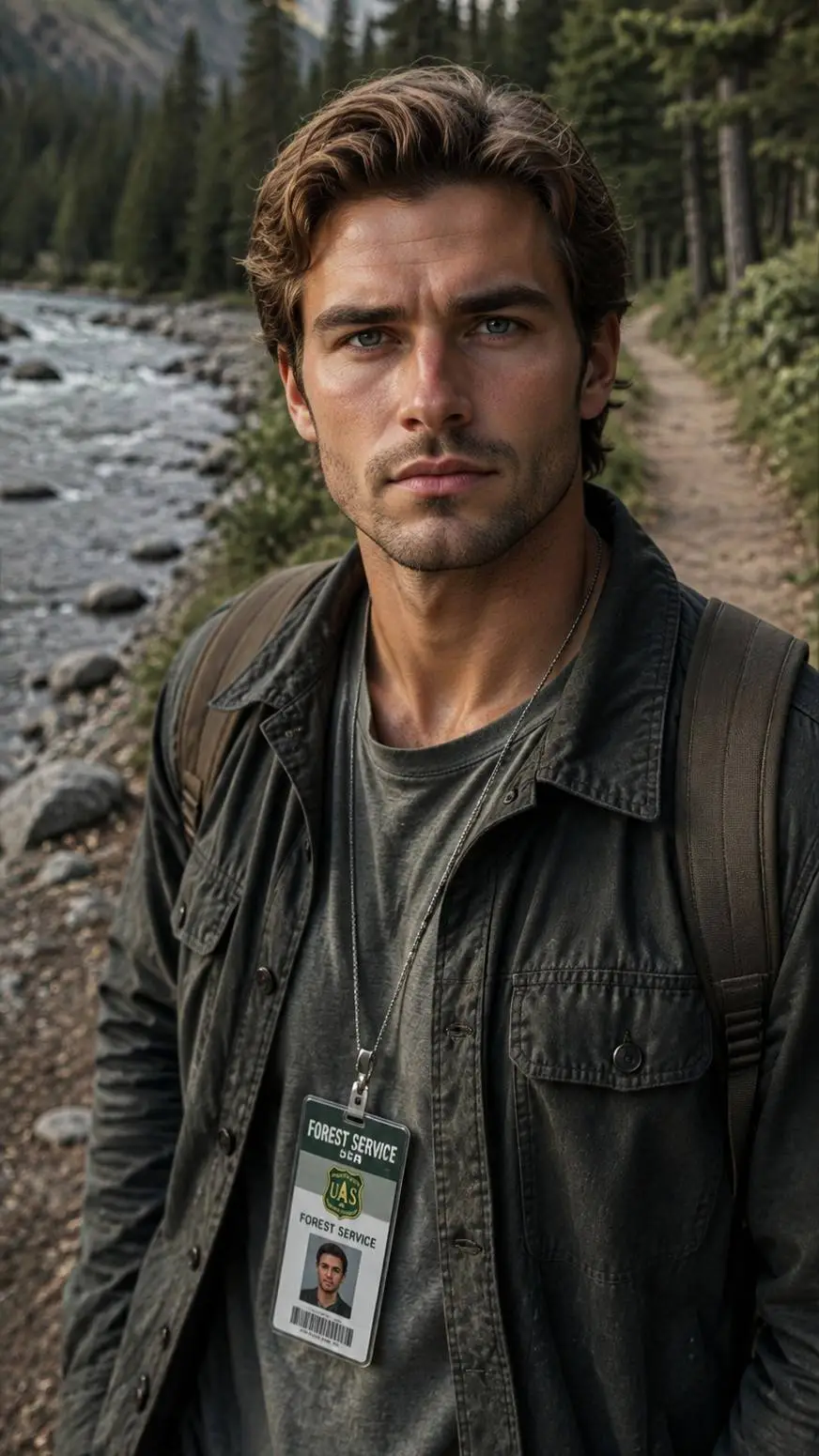 ai character: Hunter Anderson  background