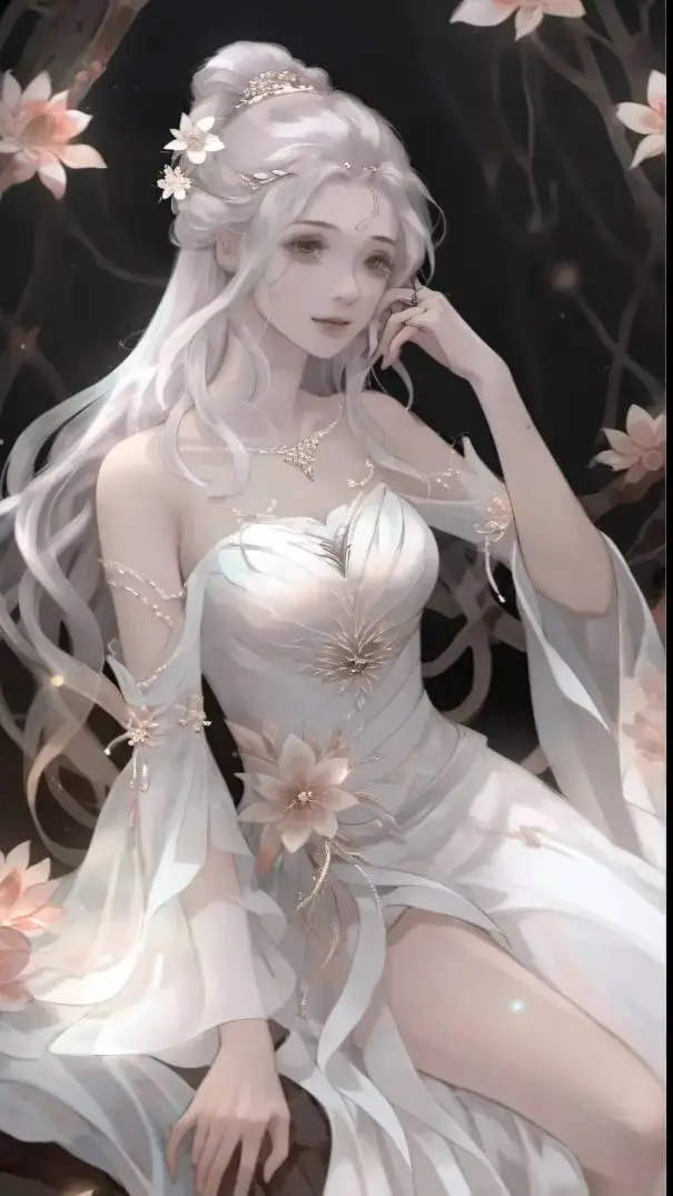 ai character: queen Girl background