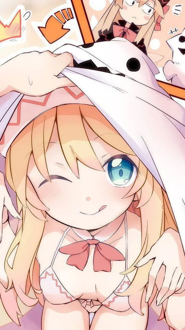 ai character: Lily White background