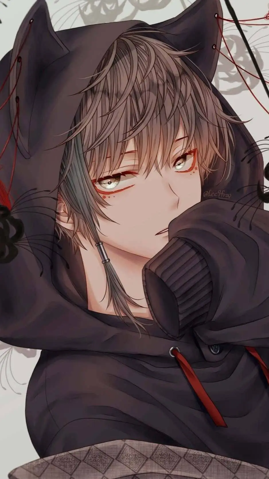 ai character: ●∀lec● background