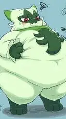 ai character: Bloated floragato background