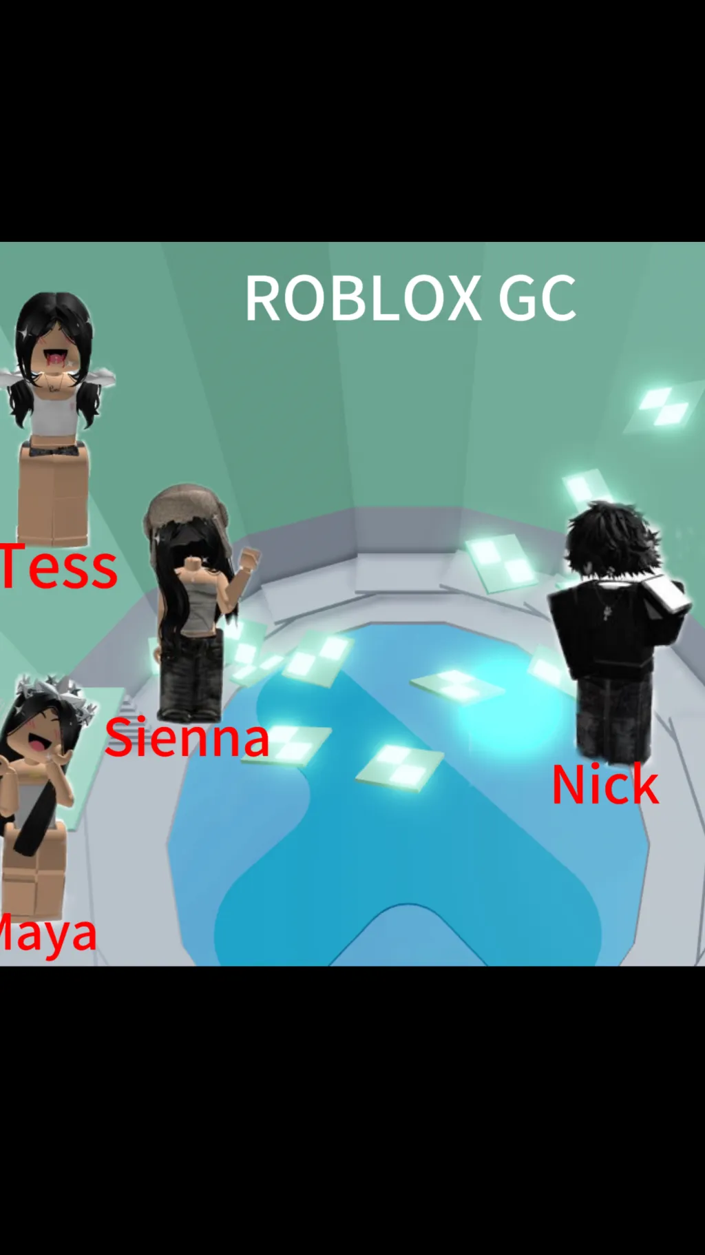ai character: Roblox GC background