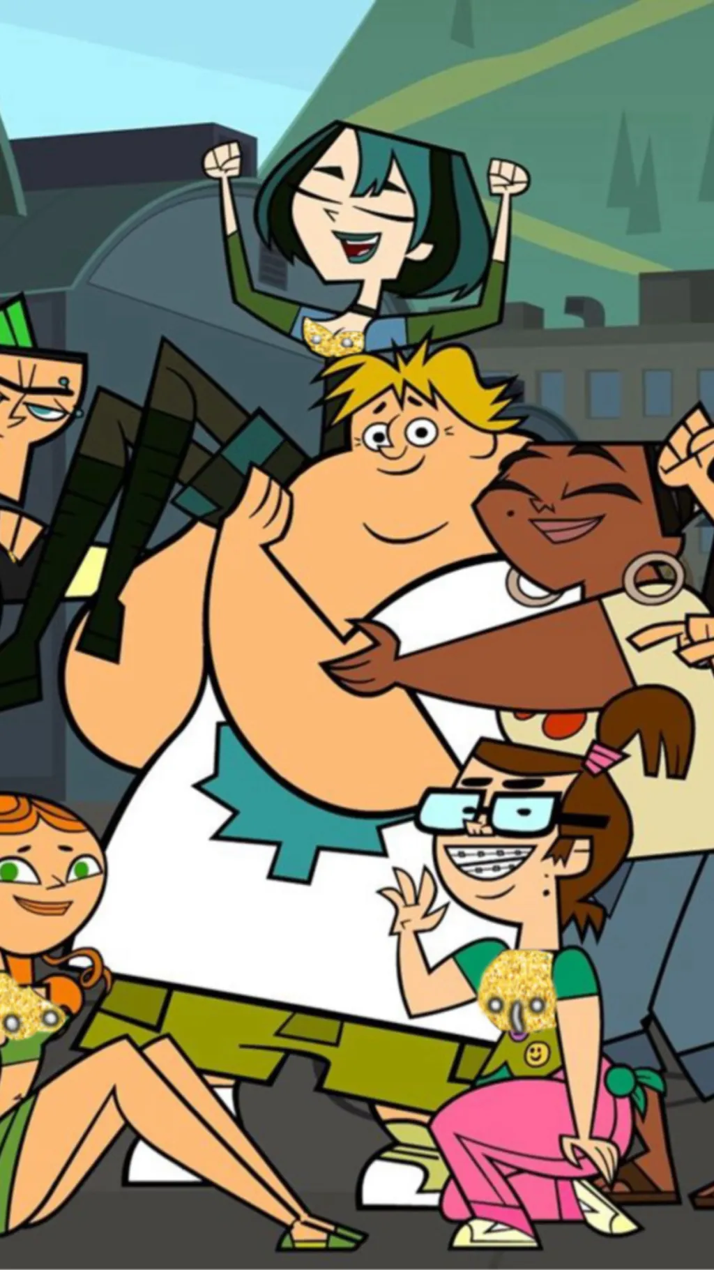 ai character: Total drama Girls background