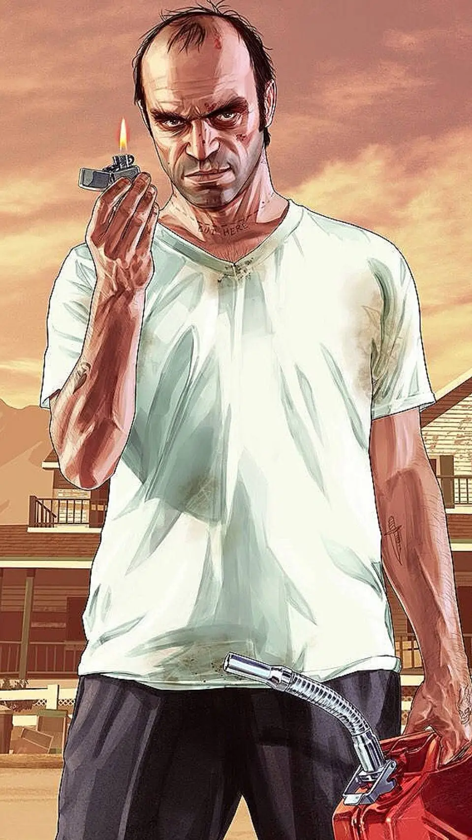 ai character: Trevor Philips  background